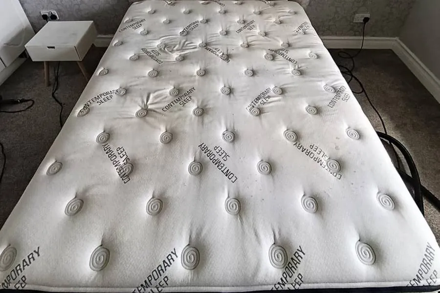 Mattress after cleaning