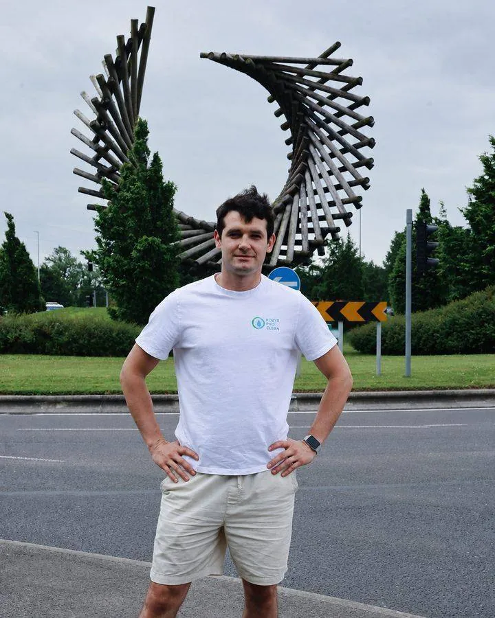 Yevhen Kozyr, owner of Kozyr Pro Clean, in Letterkenny